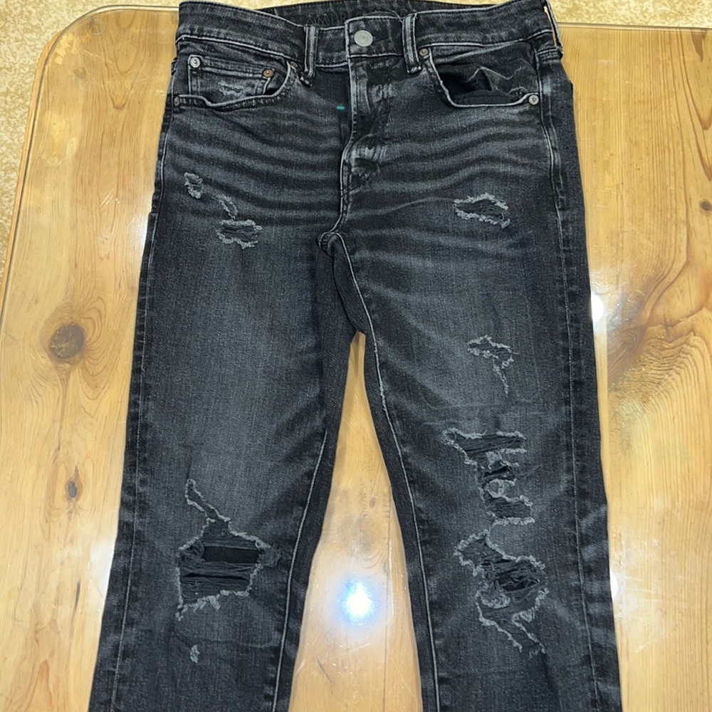 American Eagle Airflex jeans (black)